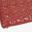 Dior Lady Dior Vintage Large Patent Calfskin Handbag