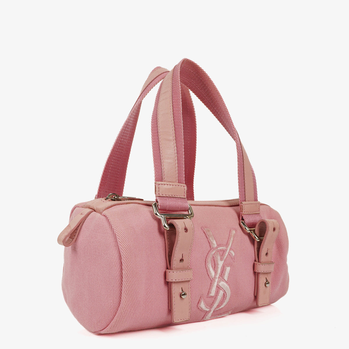 Saint Laurent Pink Boston Bag