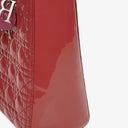 Dior Lady Dior Vintage Large Patent Calfskin Handbag