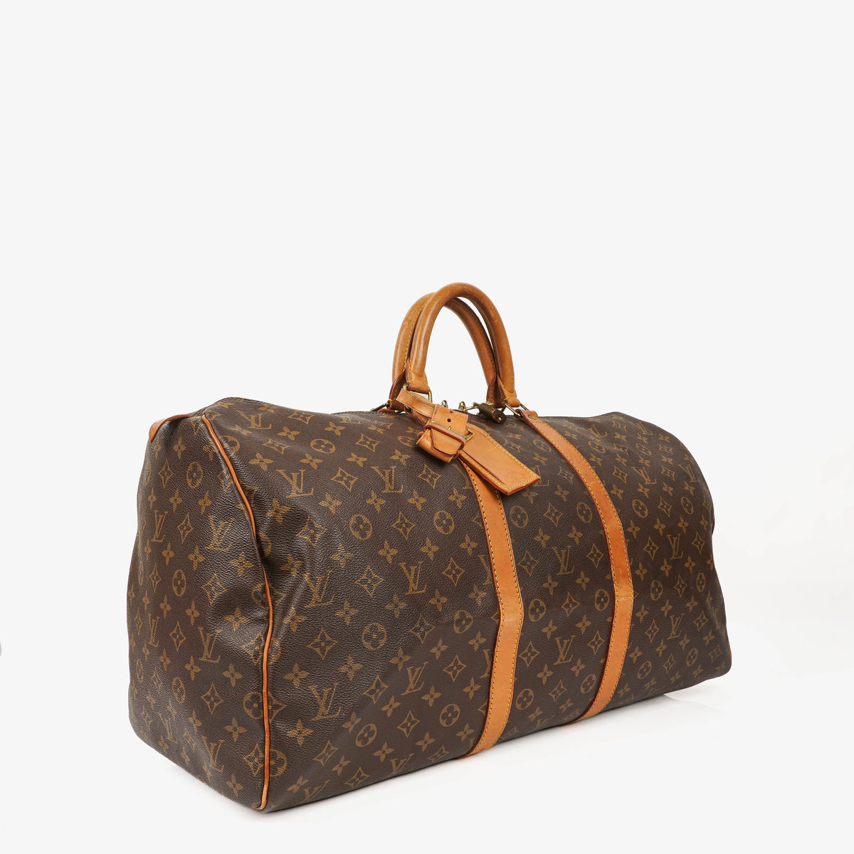 Louis Vuitton Keepall 55 Monogram Canvas Travel Bag