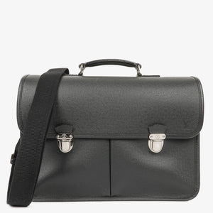 Louis Vuitton Anton Taiga Leather Briefcase Bag