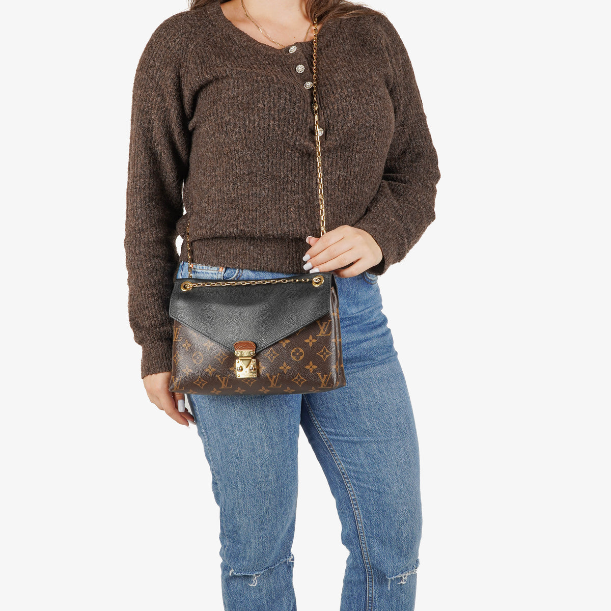 Louis Vuitton Pallas Monogram Canvas Chain Bag