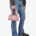 Saint Laurent Pink Boston Bag