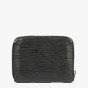 Louis Vuitton Zippy Black Epi Leather Coin Purse.