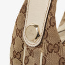 Gucci Charmy Beige GG Canvas Hobo Bag