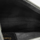 Christian Dior Small Black Calfskin Saddle Bag