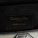 Christian Dior Small Black Calfskin Saddle Bag