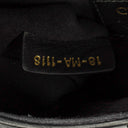 Christian Dior Small Black Calfskin Saddle Bag