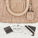Prada Nappa Gaufre Cammeo Shoulder Bag