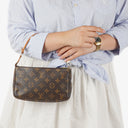 Louis Vuitton Pochette Accessoires Monogram Canvas Clutch Handbag
