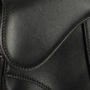 Christian Dior Small Black Calfskin Saddle Bag