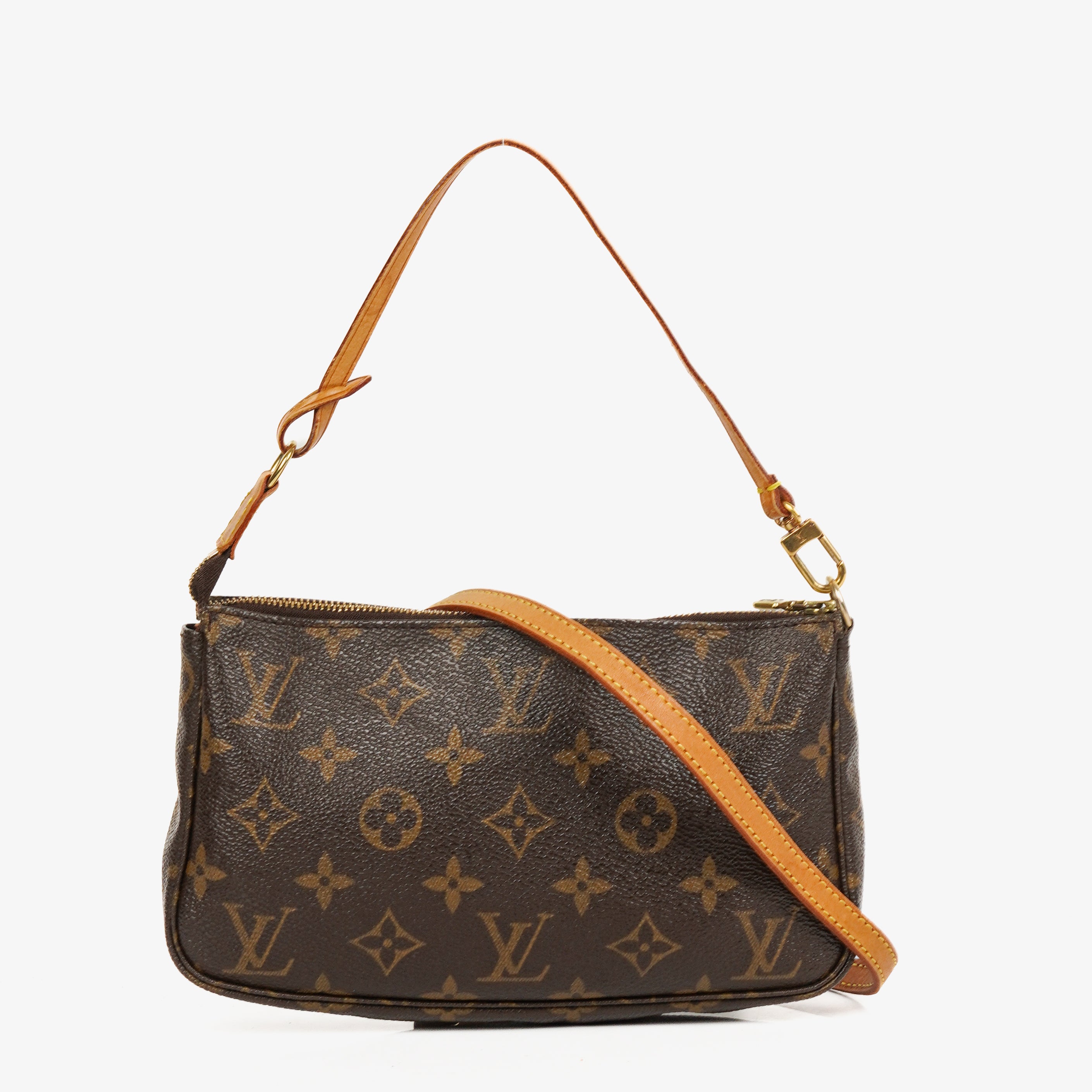 Louis Vuitton Pochette Accessoires Monogram Canvas Clutch Handbag