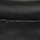 Christian Dior Small Black Calfskin Saddle Bag