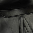 Christian Dior Small Black Calfskin Saddle Bag