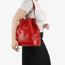 Louis Vuitton Noe Grande GM Red EPI Leather Shoulder Bag