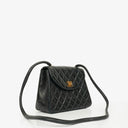 Chanel Single Flap Bag Black Quilted Leather With 24K Gold-Plated Hardware