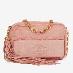 Chanel CC Mark Fringe Tassel Camera Bag