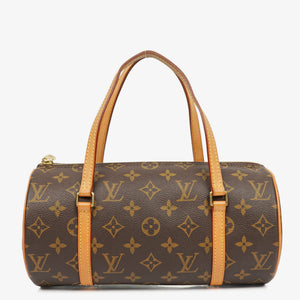 Louis Vuitton Papillon 25 Vintage Monogram Canvas Handbag