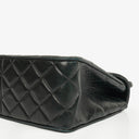 Chanel Single Flap Bag Black Quilted Leather With 24K Gold-Plated Hardware