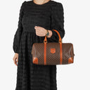 Celine Vintage Macadam Triomphe Brow Bag