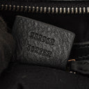 Gucci Guccissima Black Leather Hobo Bag