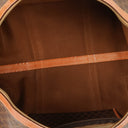 Celine Vintage Macadam Triomphe Brown Travel Bag