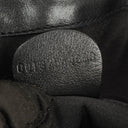Gucci Bamboo Top Handle Black Lerahter &nbsp;Hobo Bag