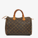 Louis Vuitton Speedy 30 Monogram Canvas Handbag
