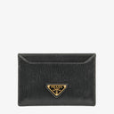 Prada Vitello Move Nero Leather Card Holder