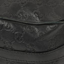 Gucci Guccissima Black Leather Hobo Bag