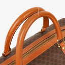 Celine Vintage Macadam Triomphe Brown Travel Bag