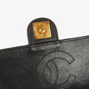 Chanel Small Classic Single Flap Bag Black Quilted Lambskin With 24K Gold-Plated Hardware