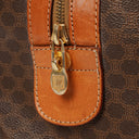Celine Vintage Macadam Triomphe Brown Travel Bag