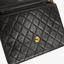 Chanel Small Classic Single Flap Bag Black Quilted Lambskin With 24K Gold-Plated Hardware
