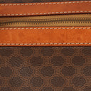 Celine Vintage Macadam Triomphe Brown Travel Bag