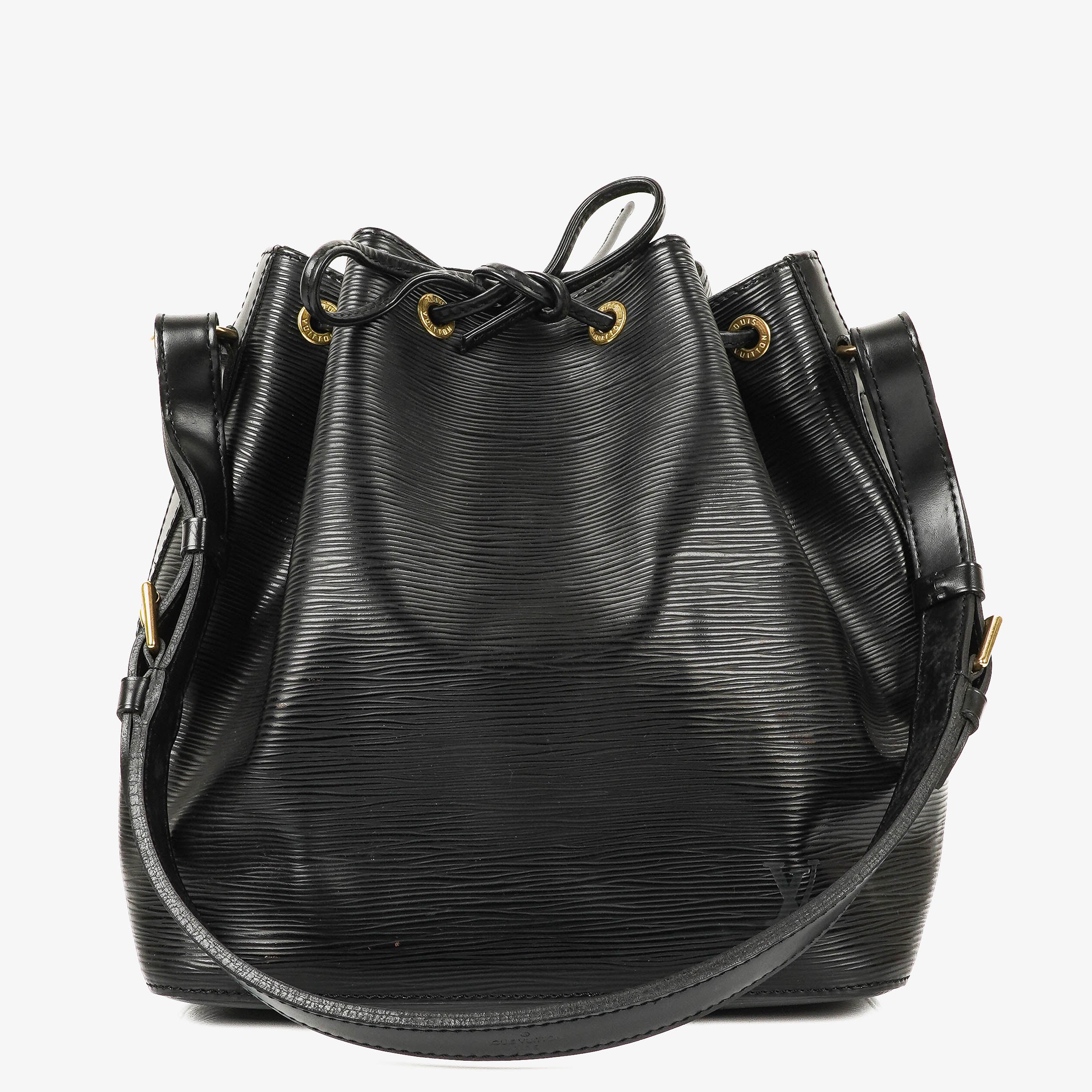 Louis Vuitton Petit Noe Black EPI Leather Shoulder Bag