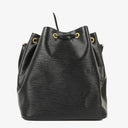 Louis Vuitton Petit Noe Black EPI Leather Shoulder Bag