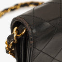 Chanel Small Classic Single Flap Bag Black Quilted Lambskin With 24K Gold-Plated Hardware