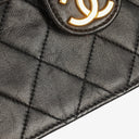 Chanel Small Classic Single Flap Bag Black Quilted Lambskin With 24K Gold-Plated Hardware