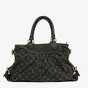 Louis Vuitton Neo Cabby GM Monogram Denim Bag Black