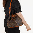 Louis Vuitton Petit Noe Monogram Canvas Shoulder Bag