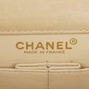 Chanel Orange Chocolate Bar East West Patent Leather Shoulder Bag