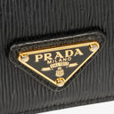 Prada Vitello Move Nero Leather Card Holder
