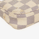 Louis Vuitton Mini Pochette Accessoires Damier Azur Canvas Clutch Handbag