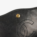 Chanel Classic Single Flap Bag Black Diagonal Quilted Lambskin 24K Gold-Plated Hardware