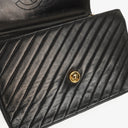 Chanel Classic Single Flap Bag Black Diagonal Quilted Lambskin 24K Gold-Plated Hardware