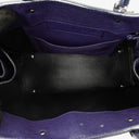 Balenciaga Mini Papier A4 Calfskin Leather Navy Blue Tote Bag