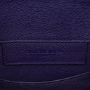 Balenciaga Mini Papier A4 Calfskin Leather Navy Blue Tote Bag
