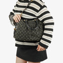Louis Vuitton Neo Cabby GM Monogram Denim Bag Black