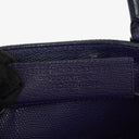 Balenciaga Mini Papier A4 Calfskin Leather Navy Blue Tote Bag